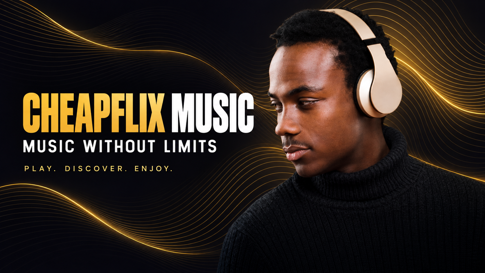 Cheapflix Music streaming banner